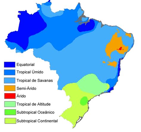 South America Climate Map Clipart Best