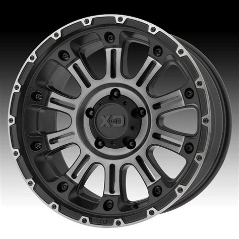 Xd Series Xd829 Hoss Ii Machined Black Grey Tint Custom Wheels Rims