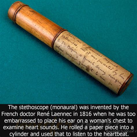 How The Stethoscope Was Invented Inventions Stethoscope Medical