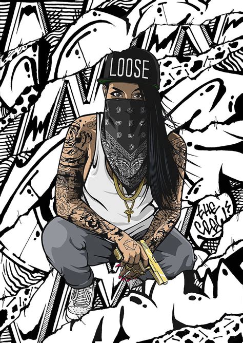 Gangster Cartoon Gangster Cartoon Pink Gangsta Hd Phone Wallpaper Pxfuel