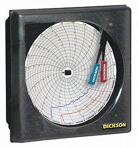 Dickson Chart Recorder Nist 6 In 16l003 Th6p1nist Grainger
