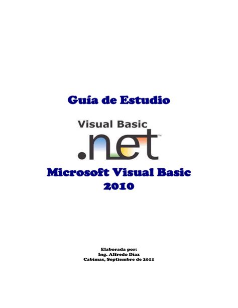 Guìa De Estudio De Visual Basicnet 2010