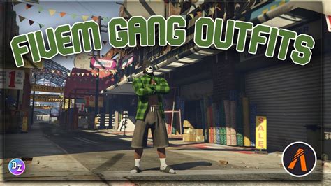 Green Fivem Gang Outfits Tutorial Unive Youtube