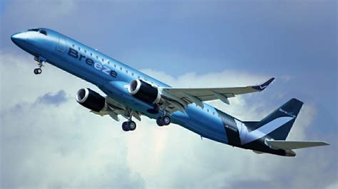 Nac Delivers First Of Embraer E S Leased To Us Start Up Breeze Simple Flying