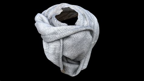 scarf clothes 3d model turbosquid 1677265