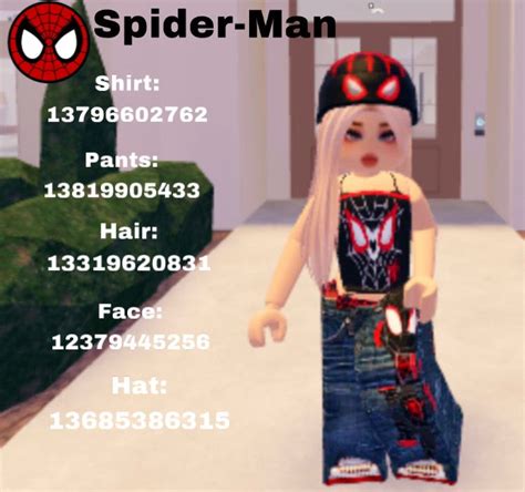 Berry avenue outfit code #1 | Spiderman outfit, Spiderman girl