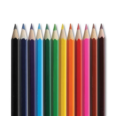 Assorted Colouring Pencils Pack Of 12 Eastpoint