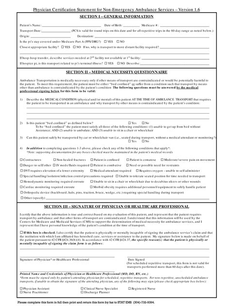 Physician Certification Statement Form Fill Online Printable
