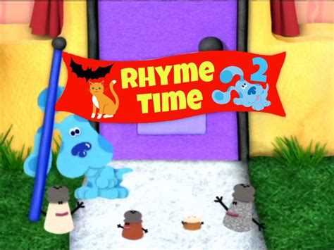 Blues Clues Rhyme Time Title Card Joes Version In Blues Clues
