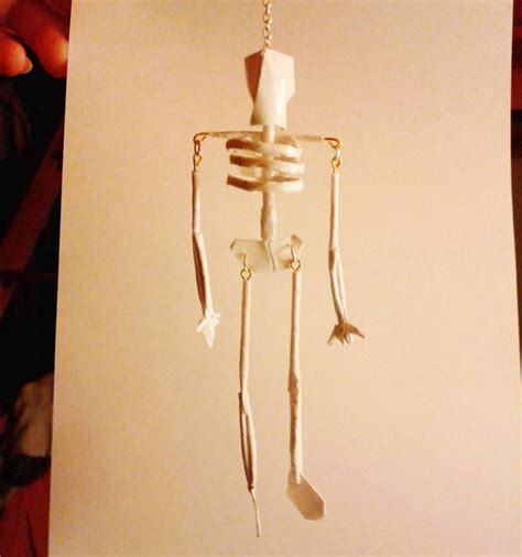 Papercraft Skeleton Pendant By Okamitsuki On Deviantart