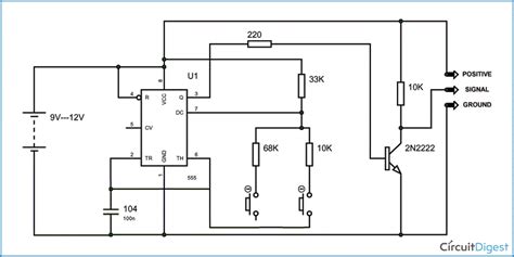 Servo Motor Tester Circuit Diagram Using Ic 555