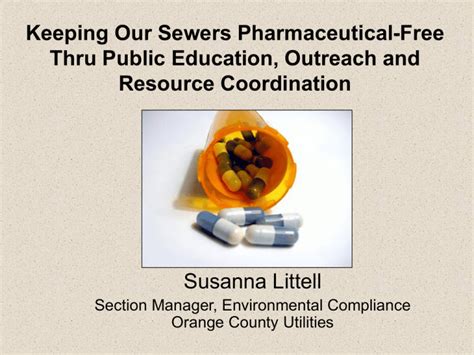 Proper Medication Disposal Program By Susanna Littell