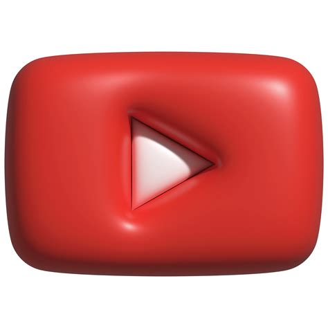 3d Youtube Logo Png Transparent Background Total Png Free Stock Photos