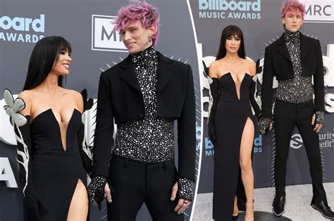 Mgk And Megan Fox Match At Billboard Music Awards 2022