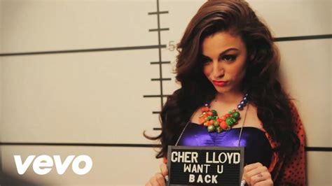 Cher Lloyd Want U Back Telegraph