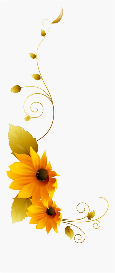 Sunflowers Png Vine Sunflower Png Free Transparent