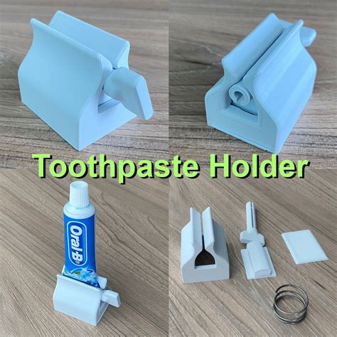 Download Free Stl File Toothpaste Holder • 3d Printable Template ・ Cults