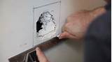 How To Repair Drywall Large Hole In Wall Pictures