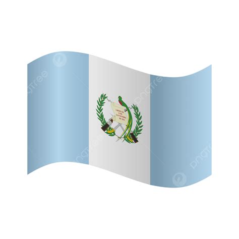 Vector Ilustración Realista De Banderas De Guatemala Png Guatemala