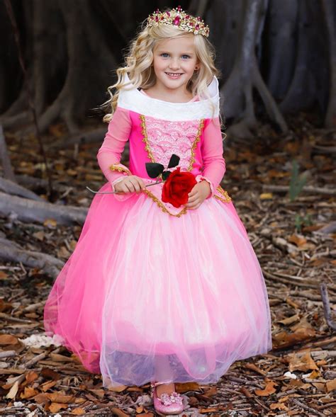 Girls Aurora Sleeping Beauty Inspired Princess Dress Sleeping Beauty