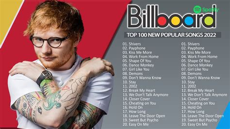 Billboard Hot 100 All Time 💥 Ed Sheeran Adele Dua Lipa Rihanna Maroon 5 💥top Music 2022