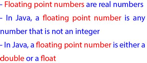 Java Floating Point Number Basic Floating Point Number Lesson