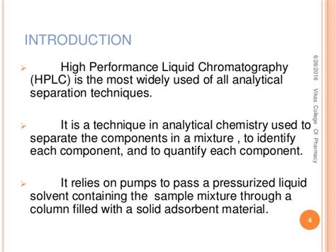 Hplc Method Development And Method Validation Mrs