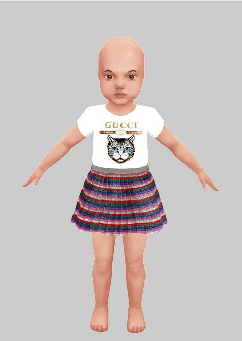Gucci Outfit Toddler Stuff Pack Required Simfileshare Sims 4
