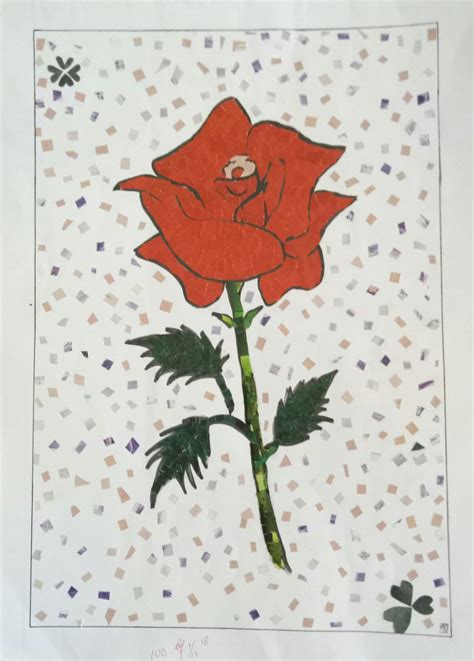 50 Gambar Mozaik Bunga Tulip Gambar Bunga