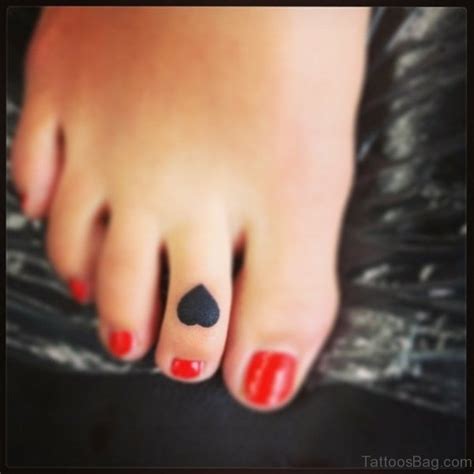 74 Beautiful Heart Tattoo On Foot