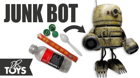 A Diy Junk Bot How To Robot Scratch Build Youtube