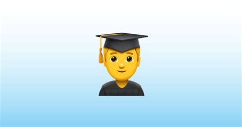 Man Student Emoji 👨‍🎓