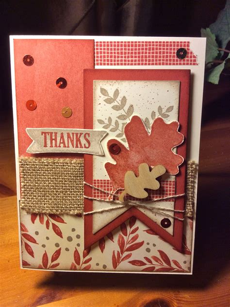 Fall Card Created From For All Things Stampin Up Stamp Set Go To