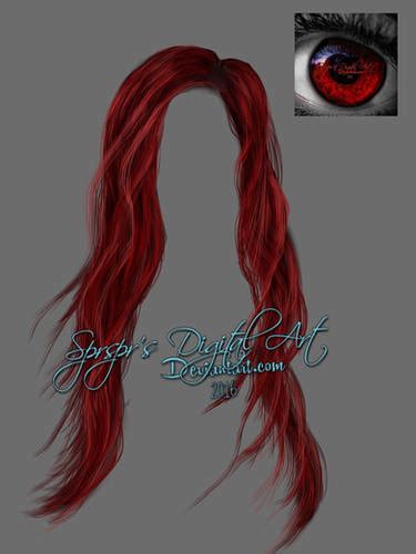 Yandere Simulator Custom Long Red Hair By Yanderecustoms On Deviantart