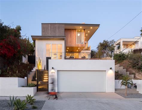 The Three Step House Built On A Steep Hillside In Los Angeles Design Milk