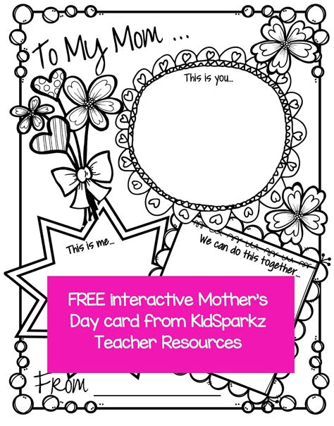 Free Preschool Mothers Day Printables Printable Templates