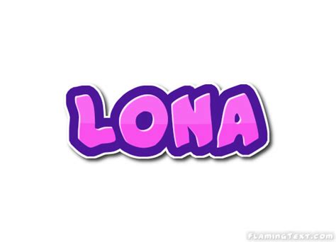 Lona Logo Herramienta De Diseño De Nombres Gratis De Flaming Text