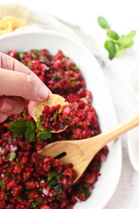 Cranberry Salsa Recipe Sizzling Eats