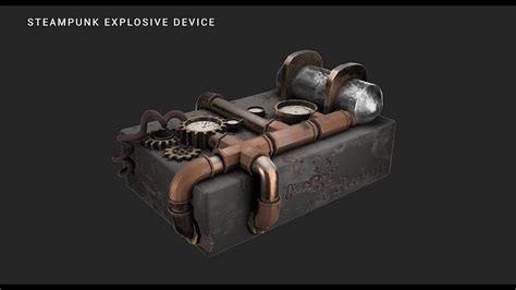 Artstation Steampunk Explosive Device
