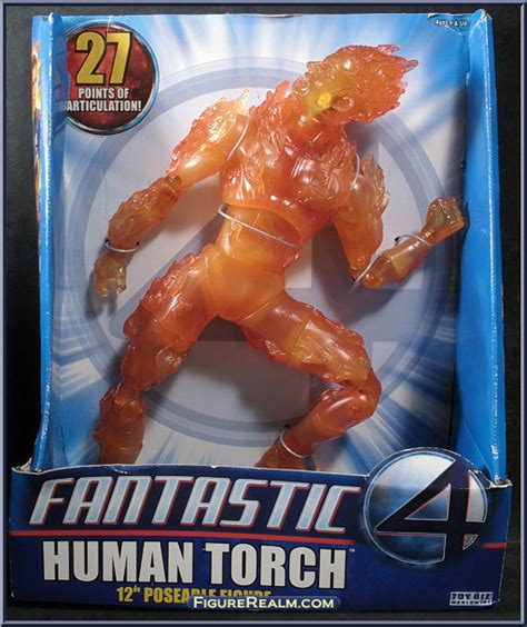 Human Torch Phasing Fantastic Four Movie Deluxe Figures Toy