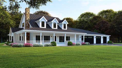 4 Bed One Story Modern Farmhouse Plan With Mudroom With Built In Vrogue