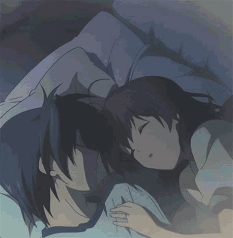 Anime Couples Gif Anime Couples Bed Gif S Ontdekken En Delen