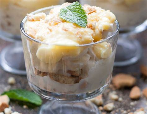 As with most homemade ice creams, the mixture will not get completely firm in the machine. Mayfield Banana Pudding Trifle | Banana pudding trifle, Banana pudding, Trifle pudding