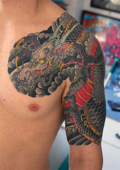 91 Cool Japanese Dragon Tattoo Designs For Men 2023 Guide