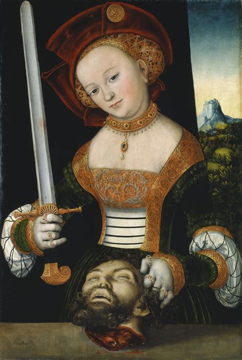 Lucas Cranach Judith Wth The Head Of Holofernes 1528 Museum