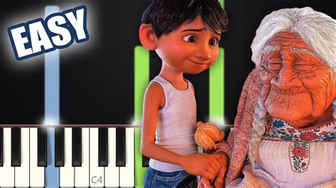 Remember Me From Coco Easy Piano Tutorial Sheet Music By