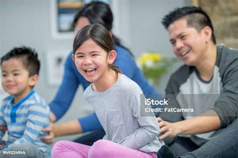 Kids Being Tickled Stock Photo Download Image Now 4 5 Years Adult