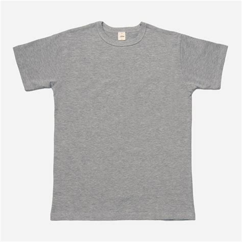 3sixteen Heavyweight Plain T Shirt Heather Grey Garmentory