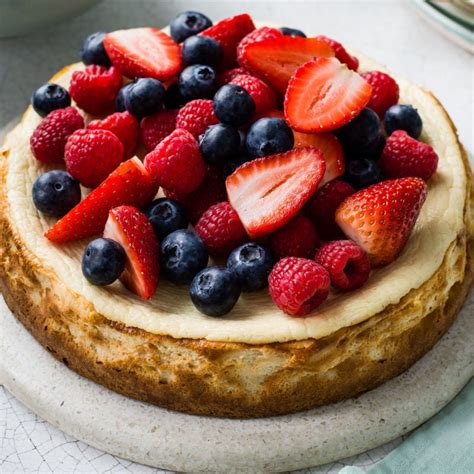 Baked Vanilla Cheesecake Healthy Recipe Ww Uk