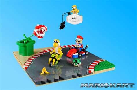 Mario Kart Mario Circuit Lego Super Mario Lego Creations Lego Mario